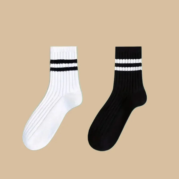 Socks - 3 pairs black + 3 pairs white